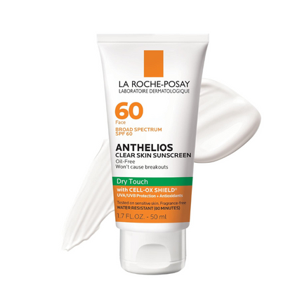 La Roche-Posay Protection Solaire pour le Visage avec SPF 60 pour Peaux Grasses