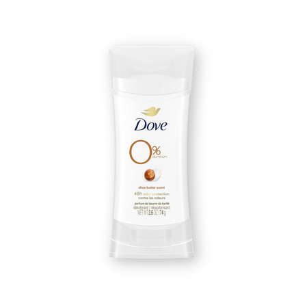 Dove Déodorant Stick sans Aluminium au Beurre de Karité