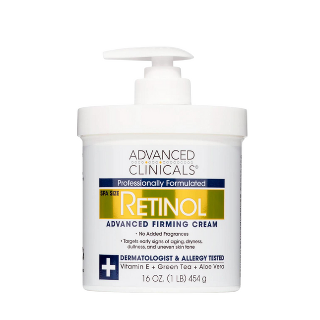 Advanced Clinicals Crème Au Retinol Pour Le Visage Et Le Corps
