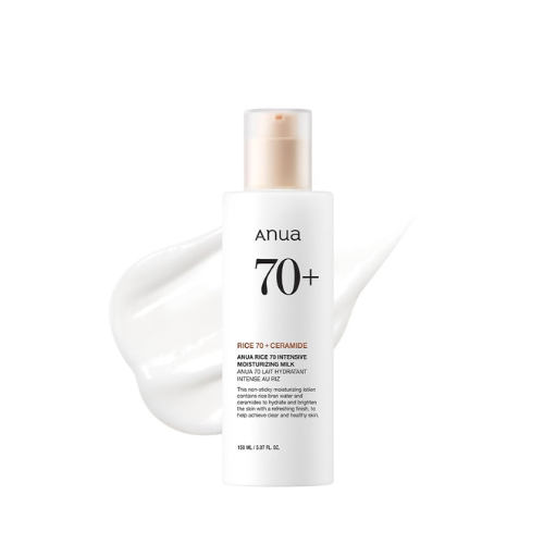 ANUA Rice 70 Lait Hydratant Intensif pour une Hydratation Profonde et Nourrissante