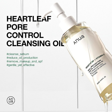 Anua Heartleaf Huile Démaquillante et Contrôle des Pores