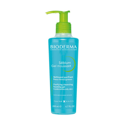 Bioderma Nettoyant Démaquillant Purifiant Pour Visage Peaux Mixtes Et Grasses