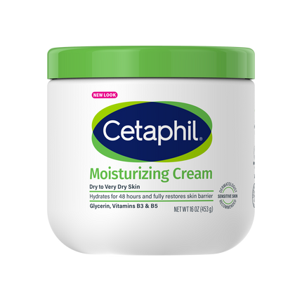 Cetaphil Crème Hydratante  Pour le Visage et le Corps, Peaux Sèches et Sensibles