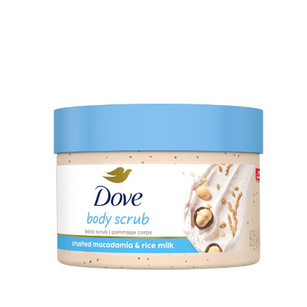 Dove Crushed Macadamia & Rice Gommage Corporel Exfoliant
