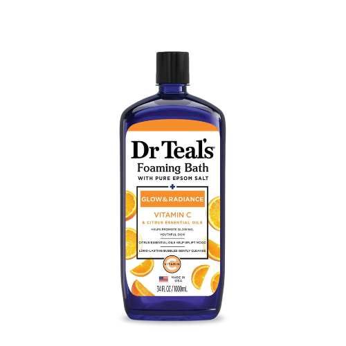 Dr Teal Glow & Radiance Bain moussant avec vitamine C