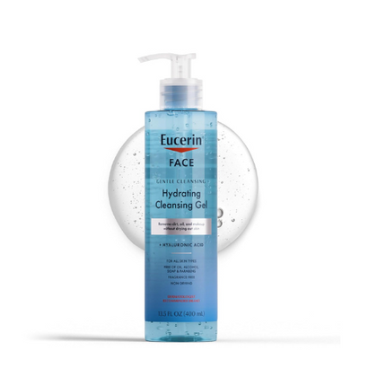 EUCERIN Gel Nettoyant Hydratant Doux pour le Visage