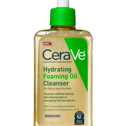 CeraVe Nettoyant Visage Moussant À Base D'Huile