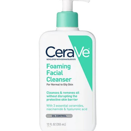 CeraVe Nettoyant Visage Moussant Pour Contrôle de Sébum