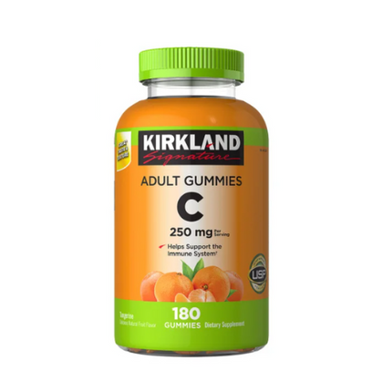 Kirkland Signature Vitamine C 250 mg, 180 Gummies pour Adultes