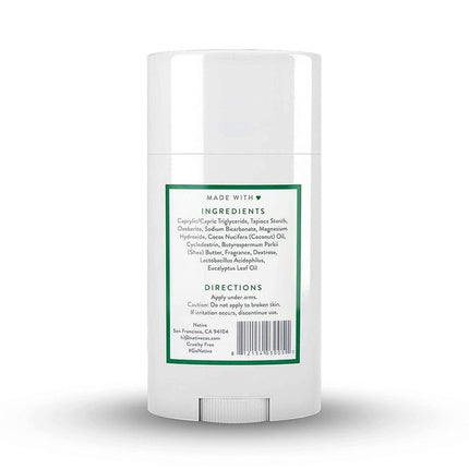 Native Déodorant Naturel pour Hommes, Sans Aluminium et Bicarbonate de Soude
