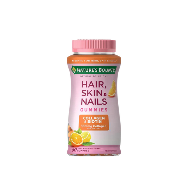 Nature's Bounty Hair Skin & Nails Collagen + Biotin Gummies