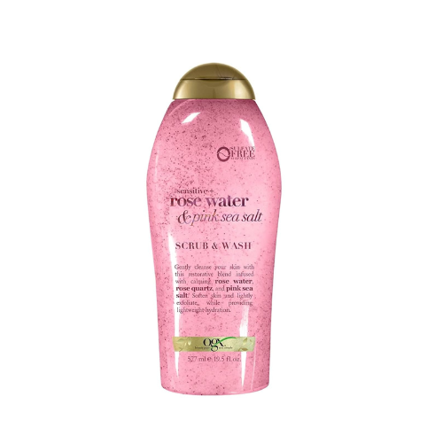 OGX Rose Water Gommage & Gel Douche