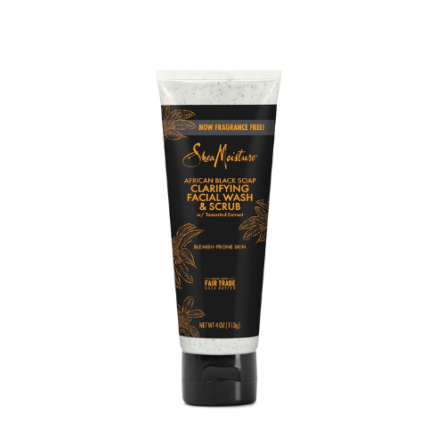 SheaMoisture Nettoyant et Gommage Visage pour peaux sujettes aux imperfections