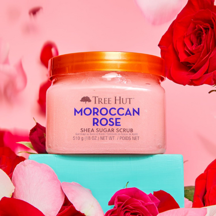 Tree Hut Moroccan Rose Gommage Hydratant et Exfoliant